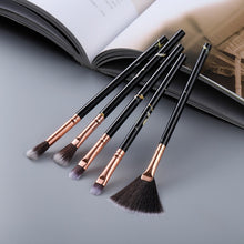 Load image into Gallery viewer, 10 Pcs Makeup Brushes Set Cosmetic Powder Eye Shadow Foundation Blush Blending