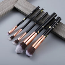 Load image into Gallery viewer, 10 Pcs Makeup Brushes Set Cosmetic Powder Eye Shadow Foundation Blush Blending