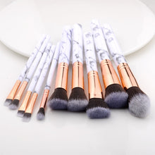 Load image into Gallery viewer, 10 Pcs Makeup Brushes Set Cosmetic Powder Eye Shadow Foundation Blush Blending