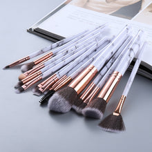Load image into Gallery viewer, 15 Pcs Makeup Brushes Set Cosmetic Powder Eye Shadow Foundation Blush Blending

